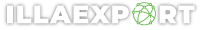 logo illaexport blanco transparente
